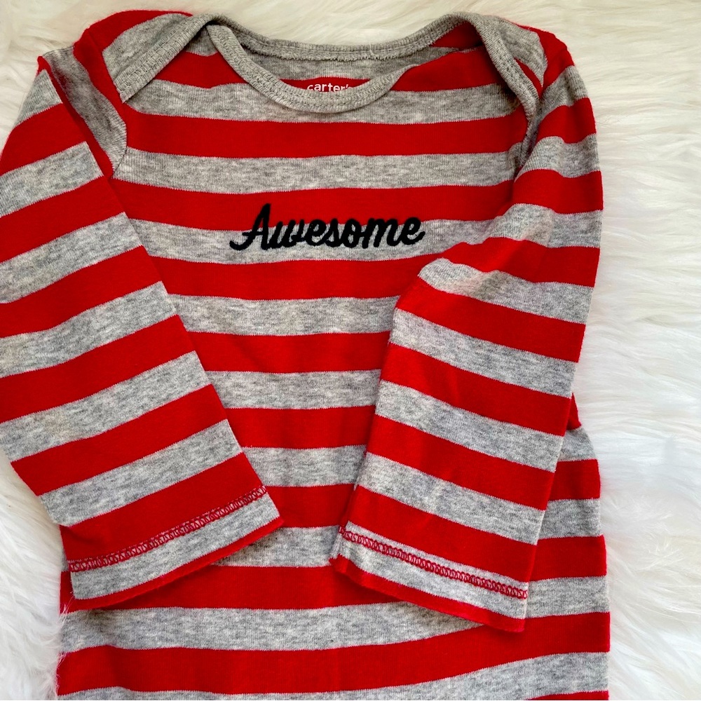 ❤️ AWESOME ❤️ Carter's Baby Boys One Piece Bodysuit Size 12 Months